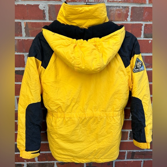 NWT Limited Too Xtreme Performance Women’s Yellow Full Zip XL Hooded Ski Parka - Picture 2 of 8